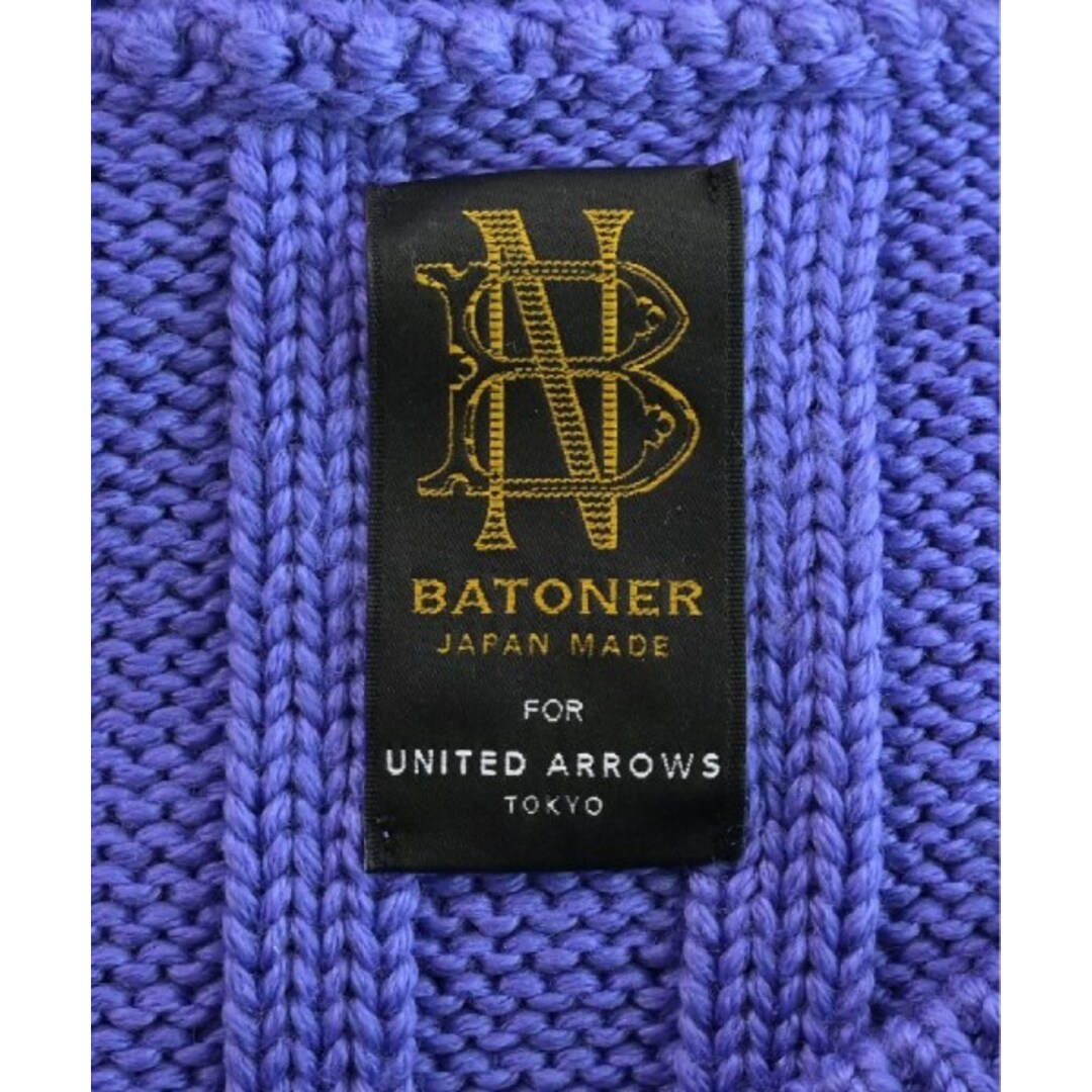 BATONER(バトナー)のBATONER バトナー ニット・セーター F 紫系 【古着】【中古】 レディースのトップス(ニット/セーター)の商品写真