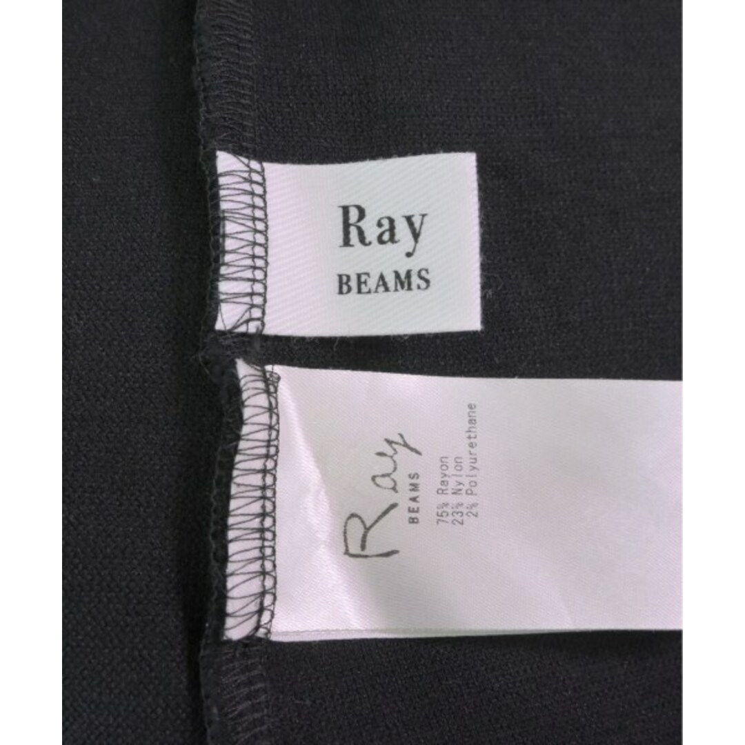 Ray BEAMS(レイビームス)のRay Beams レイビームス Tシャツ・カットソー -(M位) 黒 【古着】【中古】 レディースのトップス(カットソー(半袖/袖なし))の商品写真