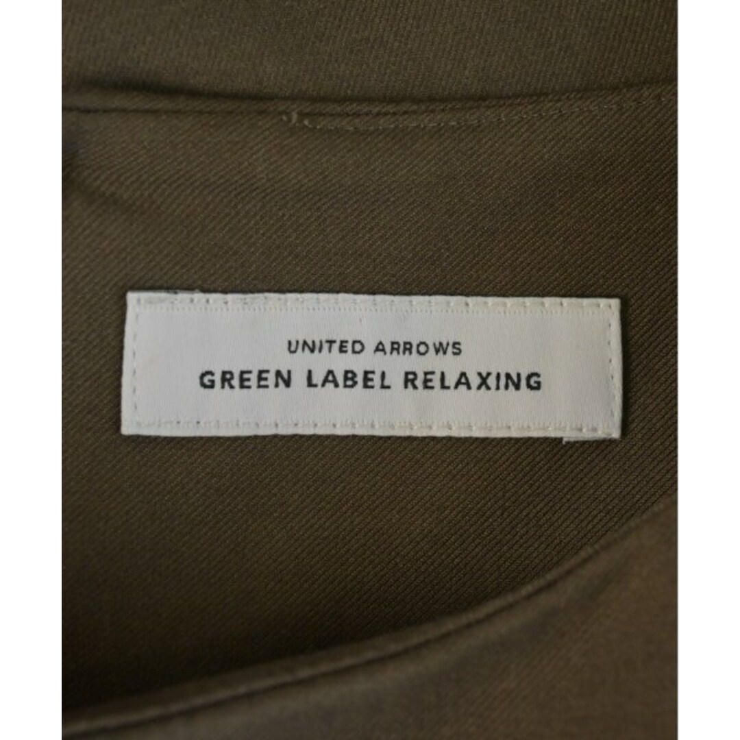 green label relaxing ブラウス -(L位) カーキ 【古着】【中古】 レディースのトップス(シャツ/ブラウス(長袖/七分))の商品写真