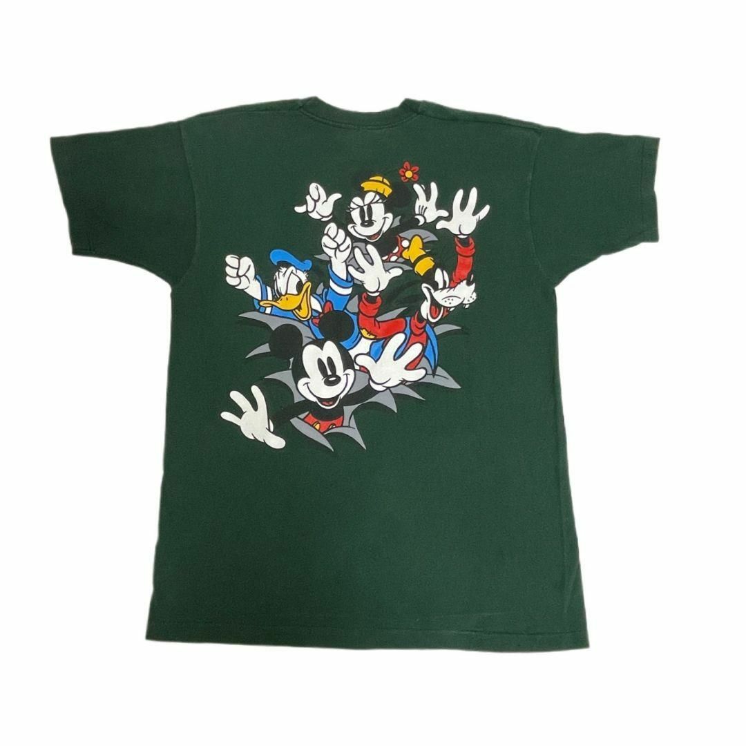 Disney(ディズニー)の【超美品】ミッキー＆コー ディズニー Tシャツ ブチ抜きミッキーTシャツ ＸＬ メンズのトップス(Tシャツ/カットソー(半袖/袖なし))の商品写真