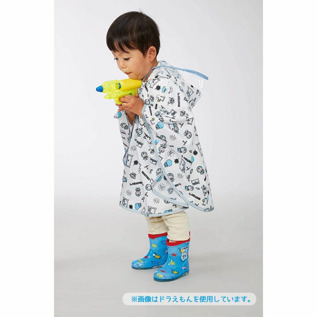 スケーター (skater) レインポンチョ キッズ 子供用 レインコート ベイ キッズ/ベビー/マタニティのベビー服(~85cm)(その他)の商品写真