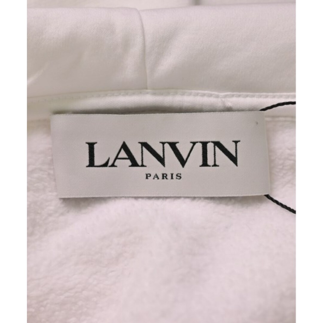 LANVIN(ランバン)のLANVIN ランバン パーカー M 白 【古着】【中古】 メンズのトップス(パーカー)の商品写真
