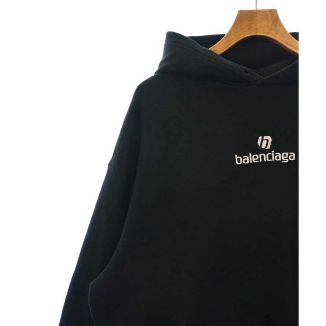 Balenciaga(バレンシアガ)のBALENCIAGA バレンシアガ パーカー S 黒 【古着】【中古】 メンズのトップス(パーカー)の商品写真