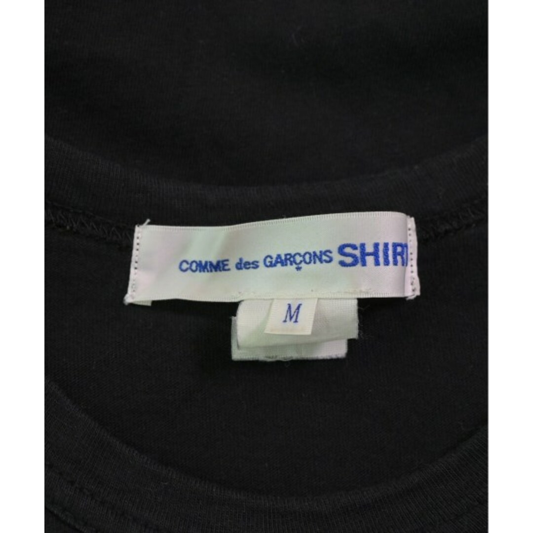 COMME des GARCONS SHIRT(コムデギャルソンシャツ)のCOMME des GARCONS SHIRT Tシャツ・カットソー M 黒 【古着】【中古】 メンズのトップス(Tシャツ/カットソー(半袖/袖なし))の商品写真