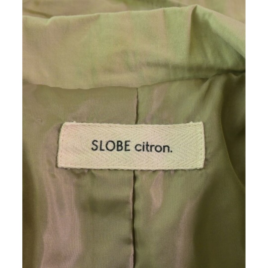 SLOBE citron スローブシトロン トレンチコート F 緑系 【古着】【中古】 レディースのジャケット/アウター(トレンチコート)の商品写真