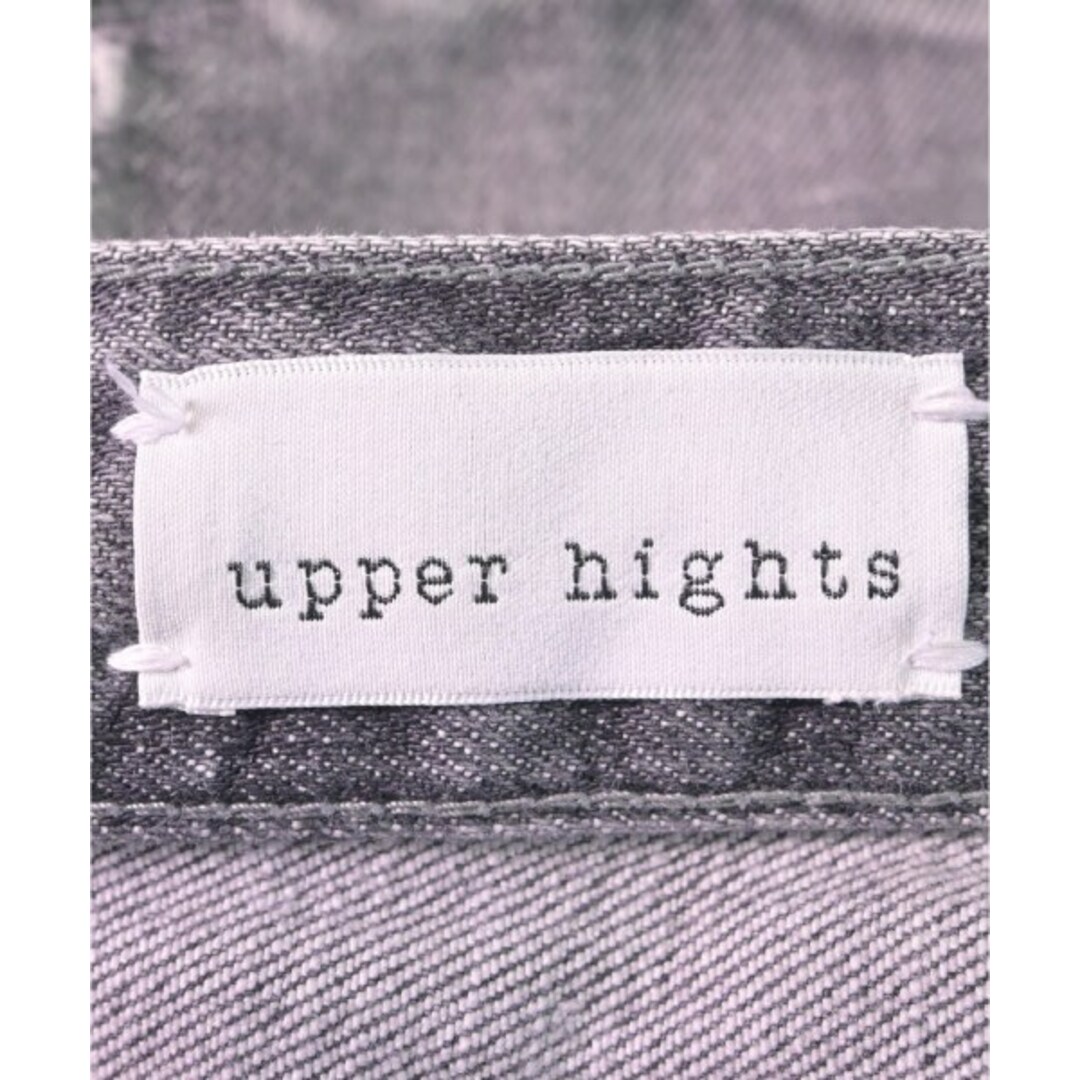 upper hights(アッパーハイツ)のupper hights デニムパンツ 23(XS位) グレー(デニム) 【古着】【中古】 レディースのパンツ(デニム/ジーンズ)の商品写真