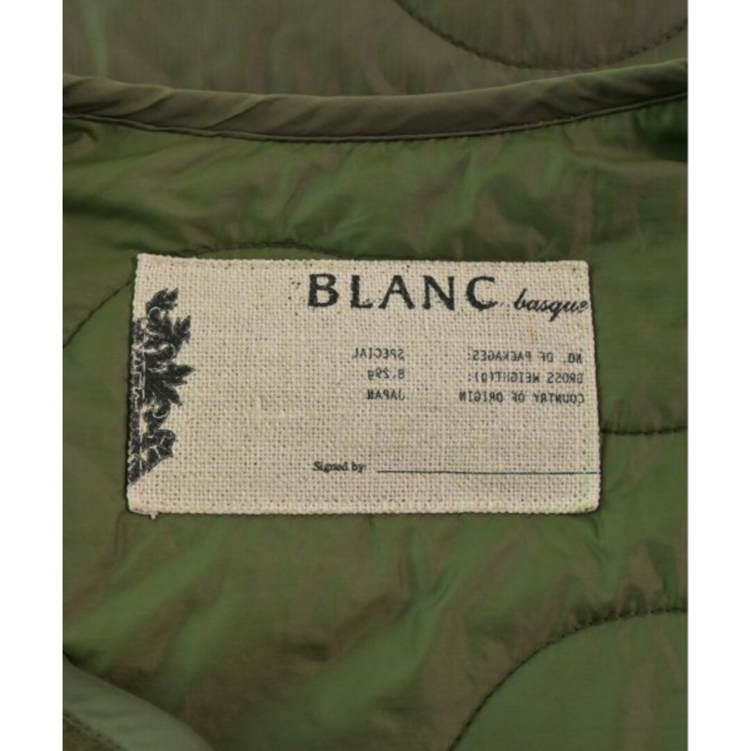 blanc basque(ブランバスク)のblanc basque ブランバスク ブルゾン（その他） 38(M位) カーキ 【古着】【中古】 レディースのジャケット/アウター(その他)の商品写真