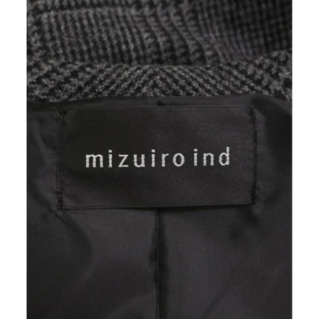 mizuiro ind(ミズイロインド)のmizuiro ind ミズイロインド コート（その他） F グレー(チェック) 【古着】【中古】 レディースのジャケット/アウター(その他)の商品写真