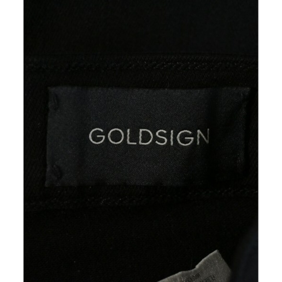 GOLD SIGN ゴールドサイン デニムパンツ 24(S位) 黒 【古着】【中古】 レディースのパンツ(デニム/ジーンズ)の商品写真