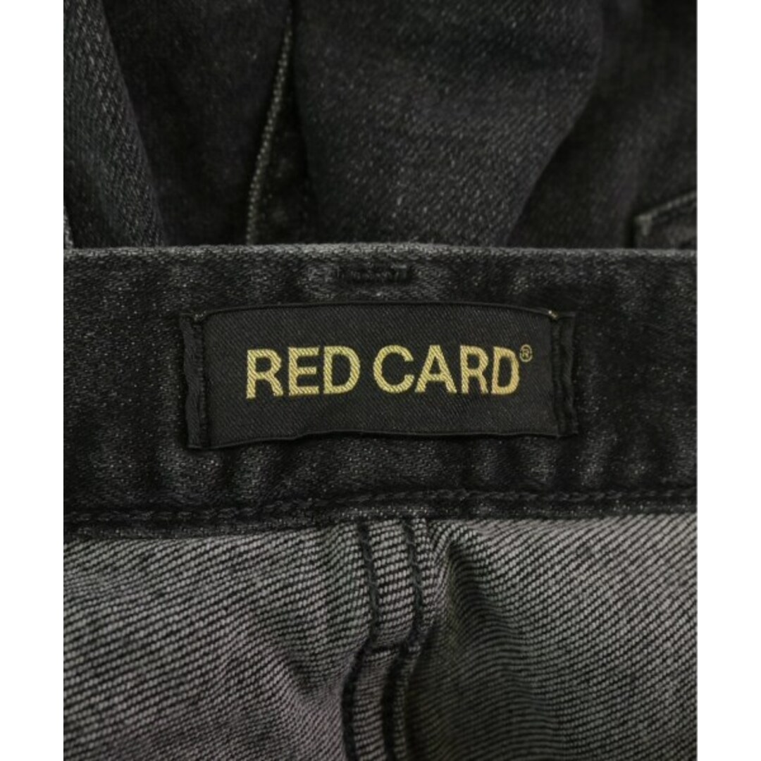 RED CARD(レッドカード)のRED CARD レッドカード デニムパンツ 23(XS位) 黒(デニム) 【古着】【中古】 レディースのパンツ(デニム/ジーンズ)の商品写真