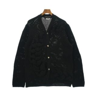 コムデギャルソンオムプリュス(COMME des GARCONS HOMME PLUS)のCOMME des GARCONS HOMME PLUS カーディガン L 黒 【古着】【中古】(カーディガン)