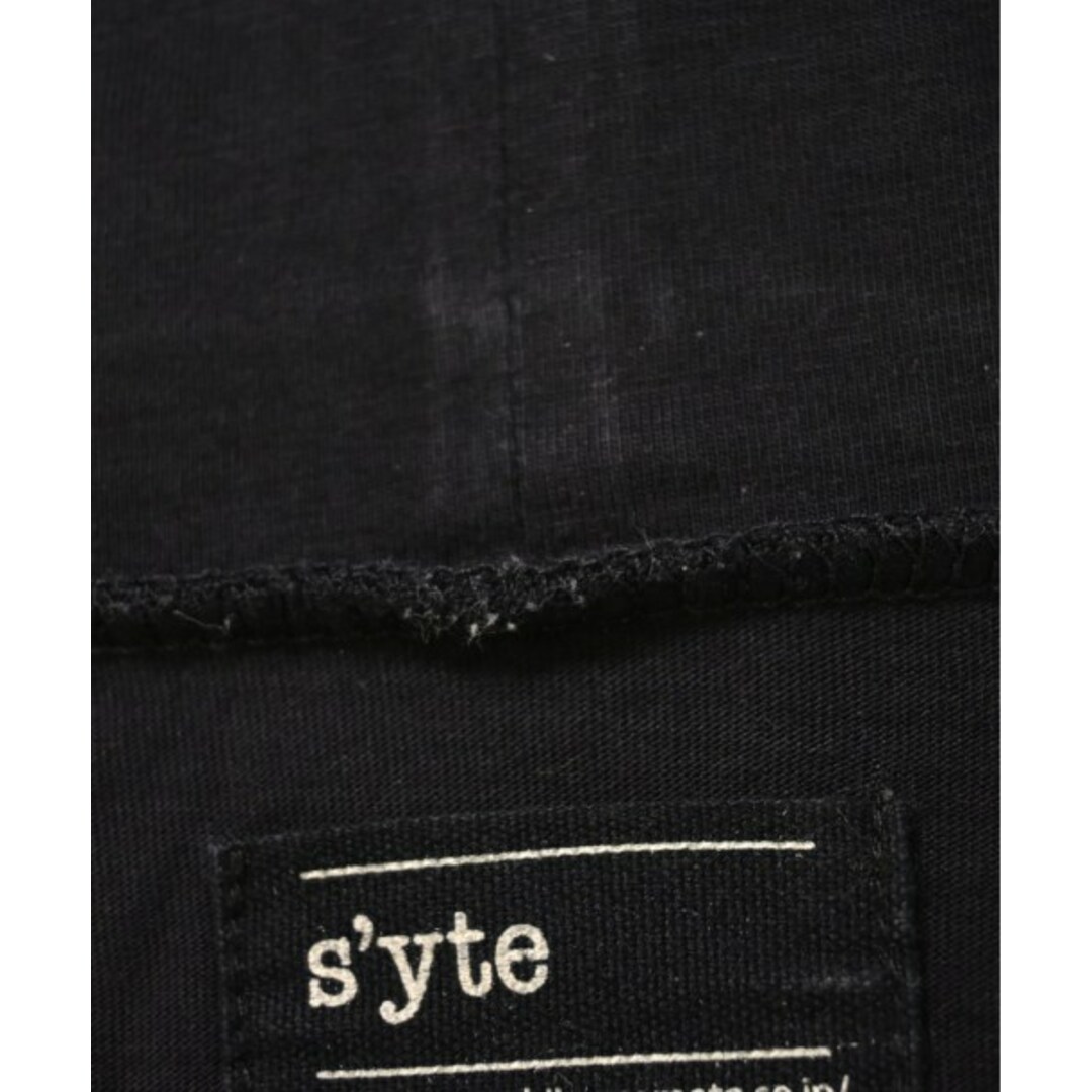 s'yte サイト Tシャツ・カットソー M 黒 【古着】【中古】 メンズのトップス(Tシャツ/カットソー(半袖/袖なし))の商品写真