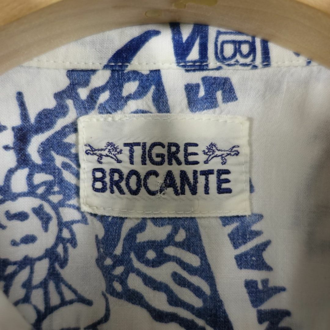 TIGRE BROCANTE(ティグルブロカンテ)の【良品】ティグルブロカンテ　ロゴプリントシャツ　Tigre Brocante メンズのトップス(シャツ)の商品写真