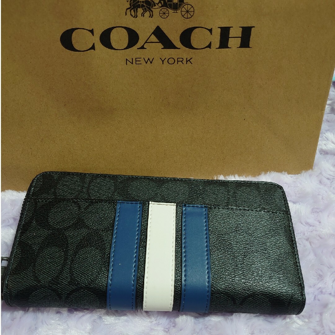 COACH(コーチ)のCOACH　新品　未使用　メンズ　長財布 メンズのファッション小物(長財布)の商品写真