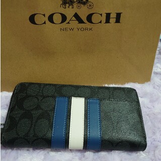 コーチ(COACH)のCOACH　新品　未使用　メンズ　長財布(長財布)