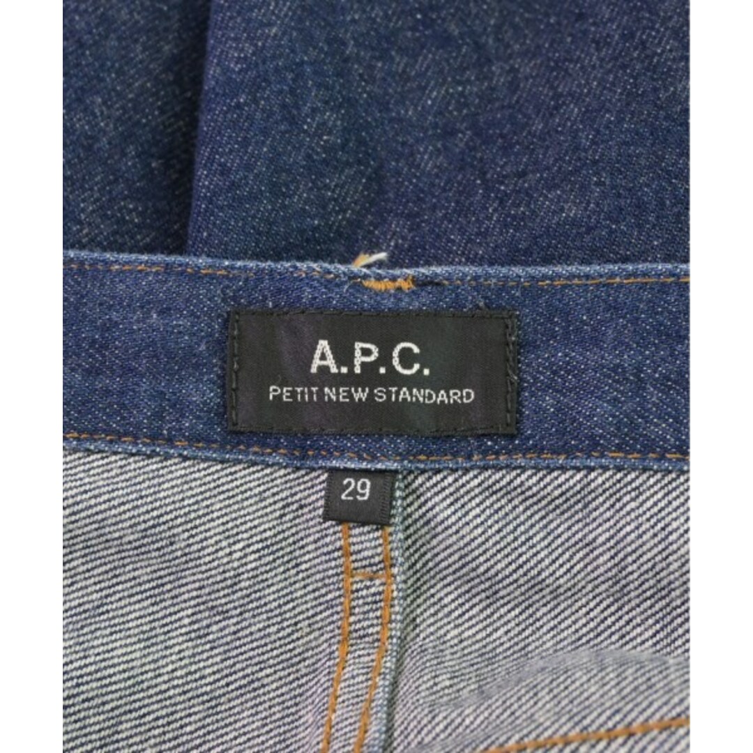 A.P.C. アーペーセー デニムパンツ 29(S位) インディゴ(デニム) 【古着】【中古】 メンズのパンツ(デニム/ジーンズ)の商品写真