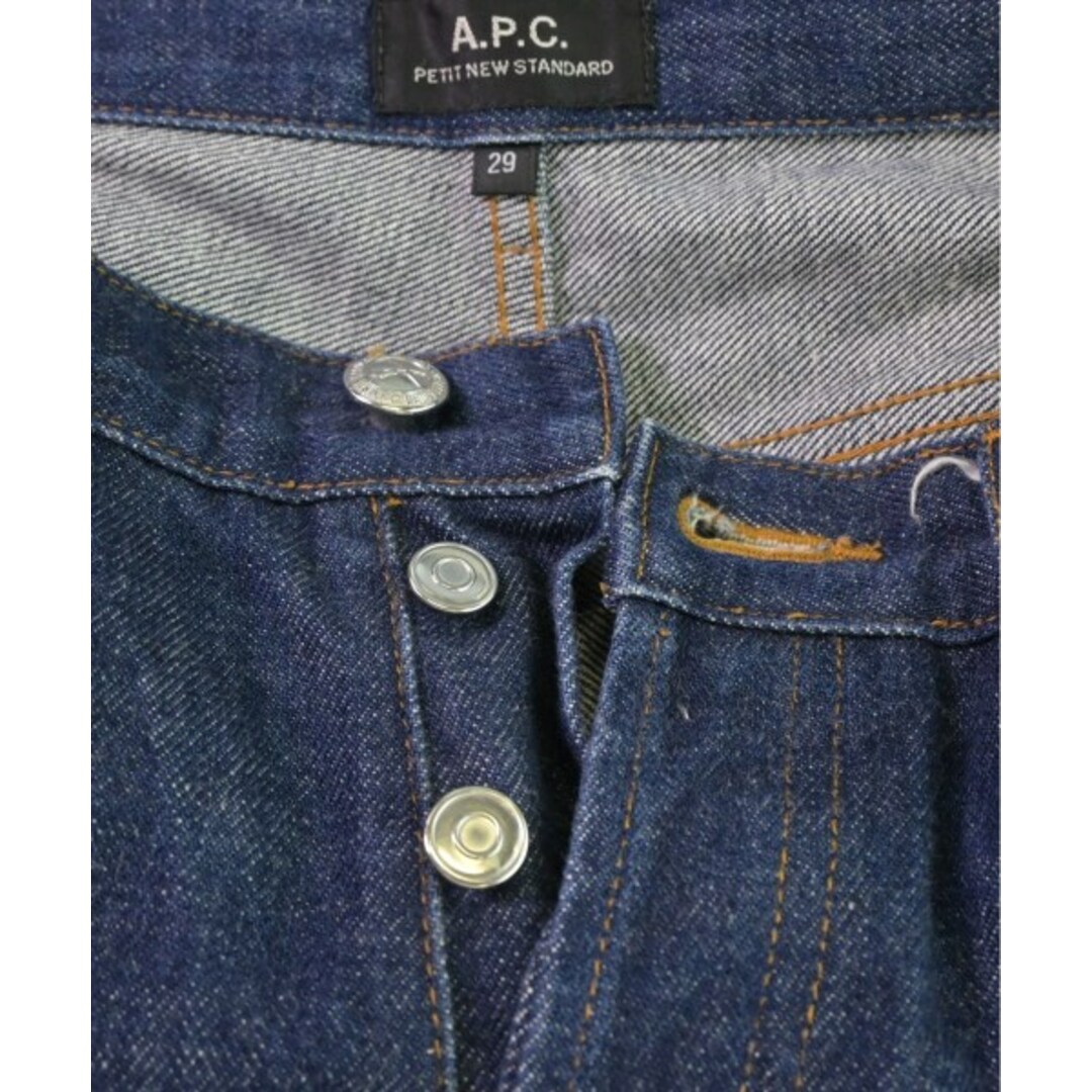 A.P.C. アーペーセー デニムパンツ 29(S位) インディゴ(デニム) 【古着】【中古】 メンズのパンツ(デニム/ジーンズ)の商品写真