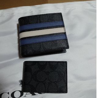 COACH - COACH　二つ折り財布　パスケース　新品　未使用　メンズ