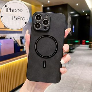 【早い者勝ち】 iPhone 15 Pro ケース ブラック ワイヤレス充電