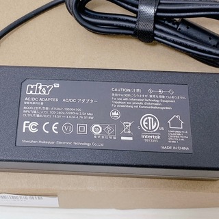 HKY AC DC アダプター 19.5V パソコン PSE既製品 91.6W(その他)