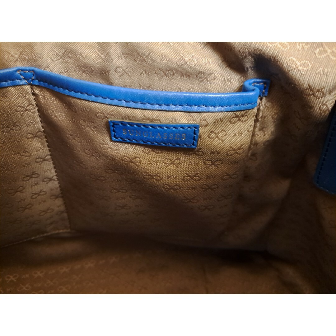 ANYA HINDMARCH(アニヤハインドマーチ)のアニヤ・ハインドマーチ　グリーン　美品 レディースのバッグ(トートバッグ)の商品写真