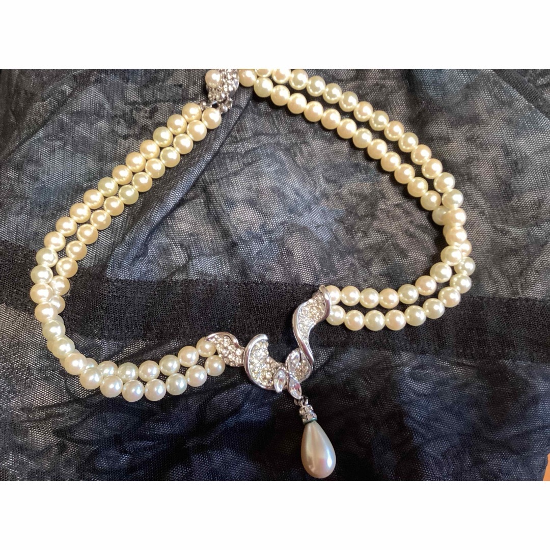 ゴージャス　真珠ネックレス レディースのアクセサリー(ネックレス)の商品写真