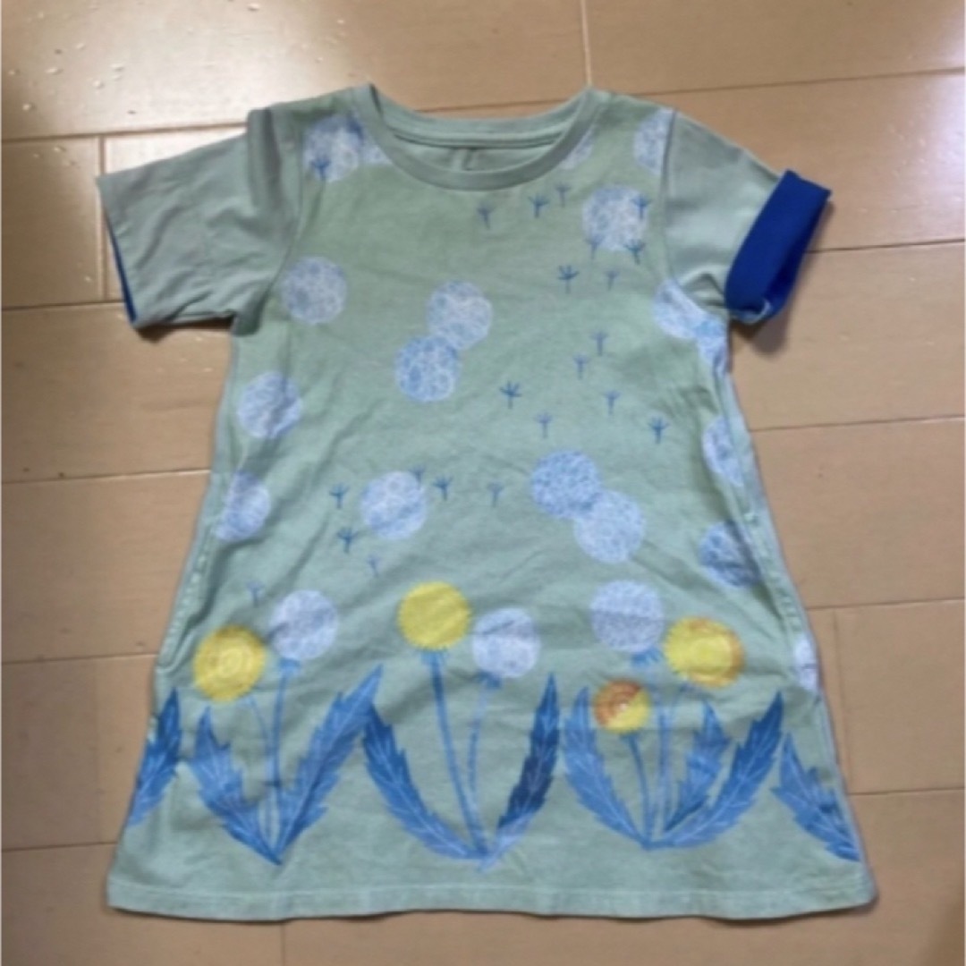 Design Tshirts Store graniph(グラニフ)のグラニフ　ワンピース　90 花柄 キッズ/ベビー/マタニティのキッズ服女の子用(90cm~)(ワンピース)の商品写真