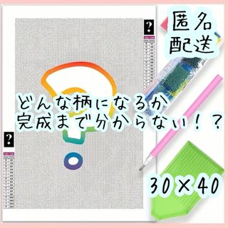 上級者向け ダイヤモンド アートキット  どんなデザインか完成するまでお楽しみ！