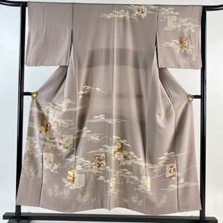 訪問着 身丈152cm 裄丈62.5cm 正絹 優品 【中古】(着物)