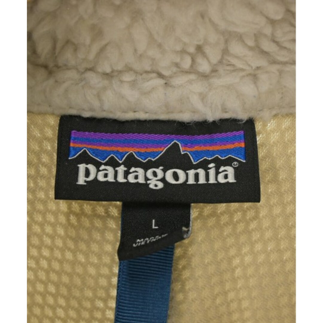 patagonia(パタゴニア)のpatagonia パタゴニア ダウンジャケット/ダウンベスト L ベージュ 【古着】【中古】 メンズのジャケット/アウター(ダウンジャケット)の商品写真