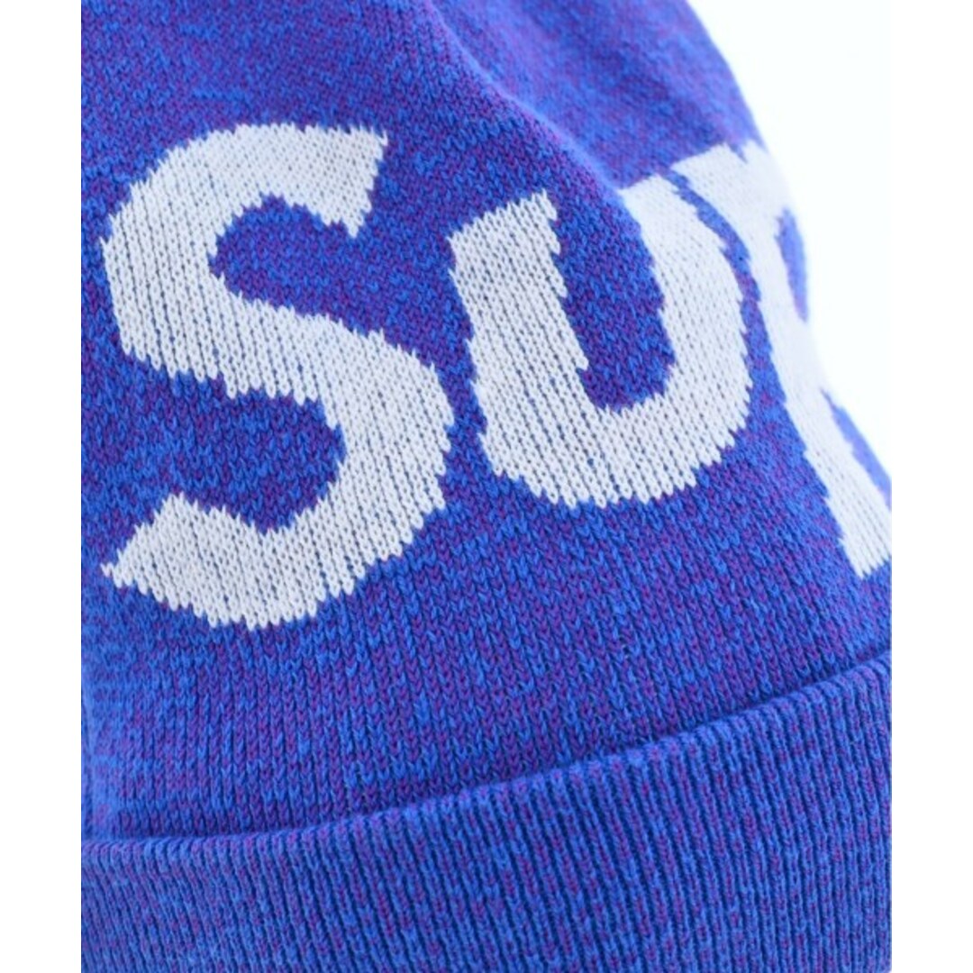 Supreme(シュプリーム)のSupreme シュプリーム ニットキャップ・ビーニー - 青x紫 【古着】【中古】 メンズの帽子(ニット帽/ビーニー)の商品写真