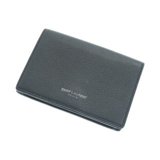 SAINT LAURENT PARIS サンローランパリ カードケース - 黒系 【古着】【中古】