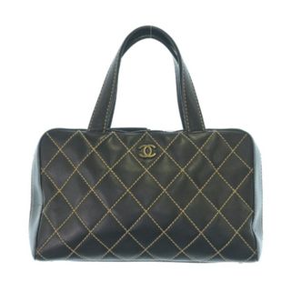 シャネル(CHANEL)のCHANEL シャネル ハンドバッグ - 黒 【古着】【中古】(ハンドバッグ)