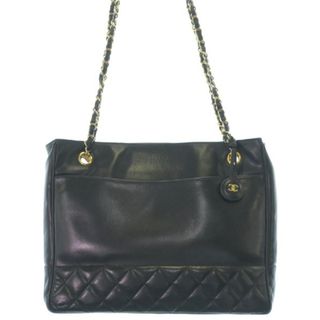 シャネル(CHANEL)のCHANEL シャネル トートバッグ - 黒 【古着】【中古】(トートバッグ)