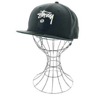 ステューシー(STUSSY)のSTUSSY ステューシー キャップ 58.7 黒 【古着】【中古】(キャップ)