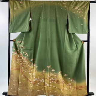 訪問着 身丈162cm 裄丈67cm 正絹 美品 秀品 【中古】(着物)