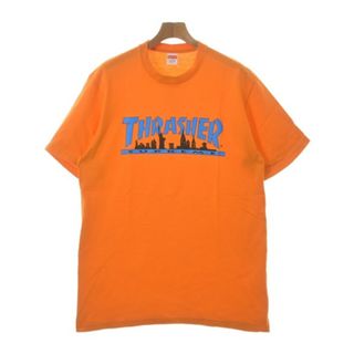 シュプリーム(Supreme)のSupreme シュプリーム Tシャツ・カットソー L オレンジ 【古着】【中古】(Tシャツ/カットソー(半袖/袖なし))