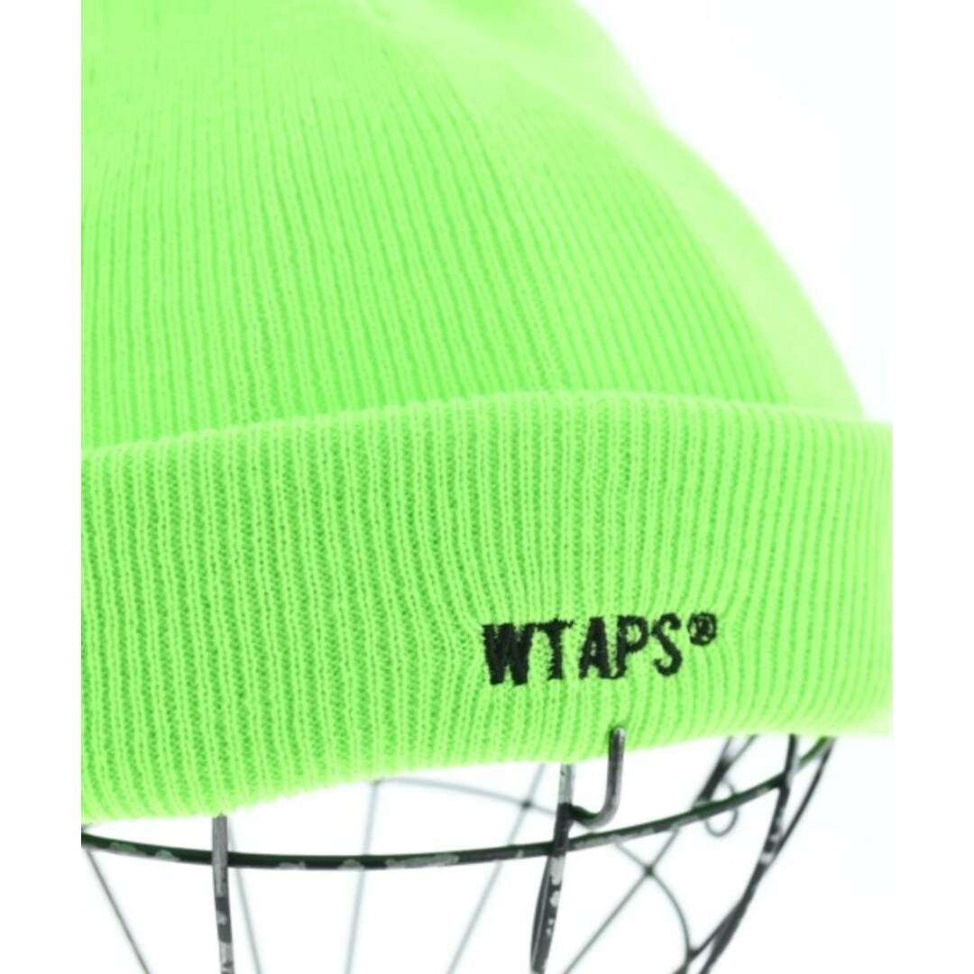 WTAPS ダブルタップス ニットキャップ・ビーニー F 蛍光グリーン 【古着】【中古】 メンズの帽子(ニット帽/ビーニー)の商品写真