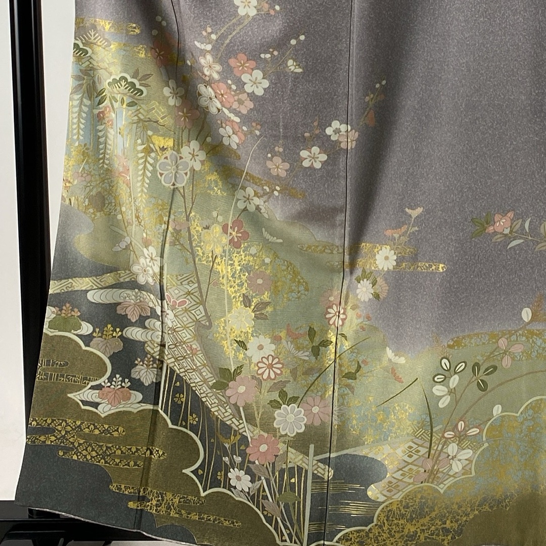 訪問着 身丈160cm 裄丈68cm 正絹 秀品 【中古】 レディースの水着/浴衣(着物)の商品写真