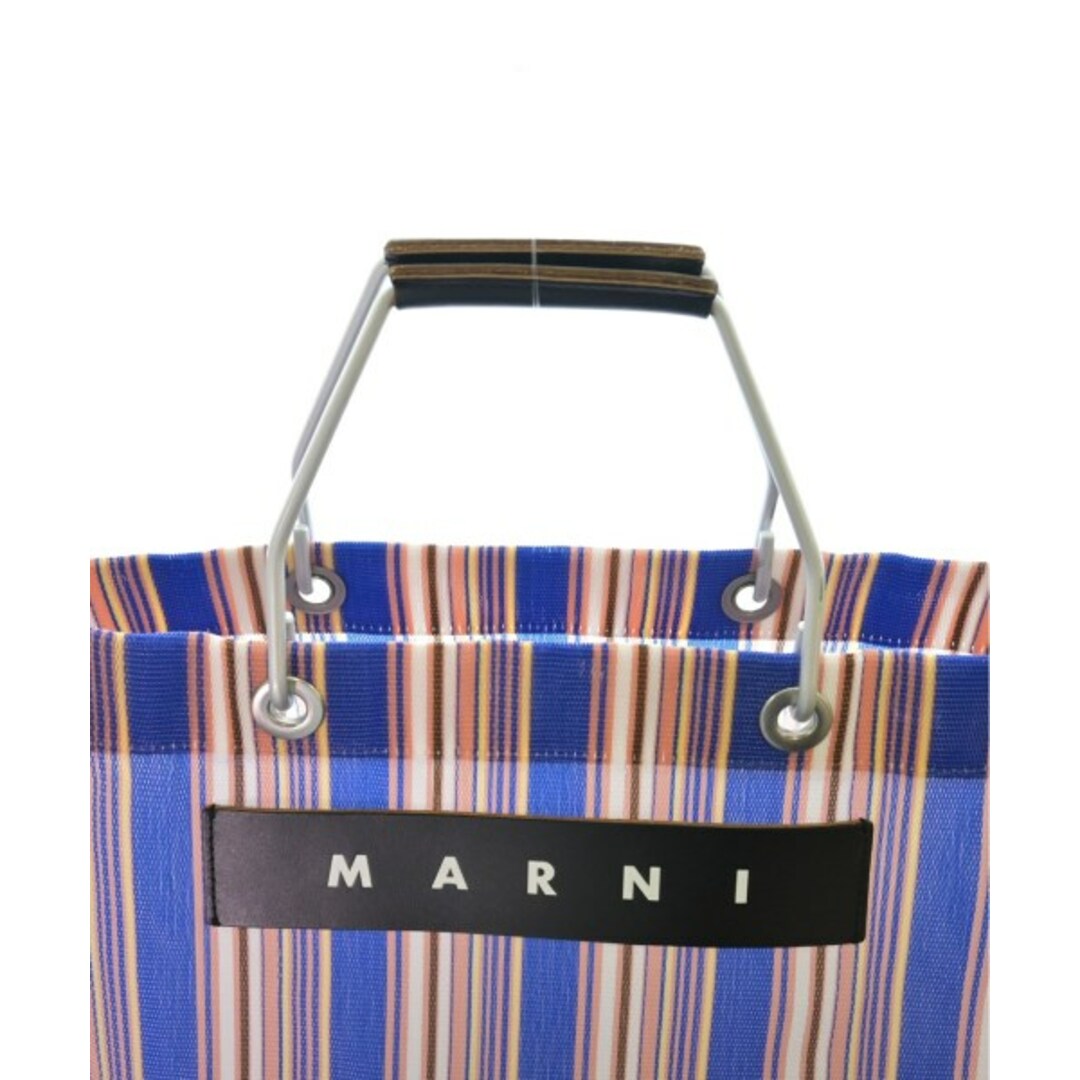 Marni(マルニ)のMARNI マルニ トートバッグ - 青xオレンジx茶等(ストライプ) 【古着】【中古】 レディースのバッグ(トートバッグ)の商品写真