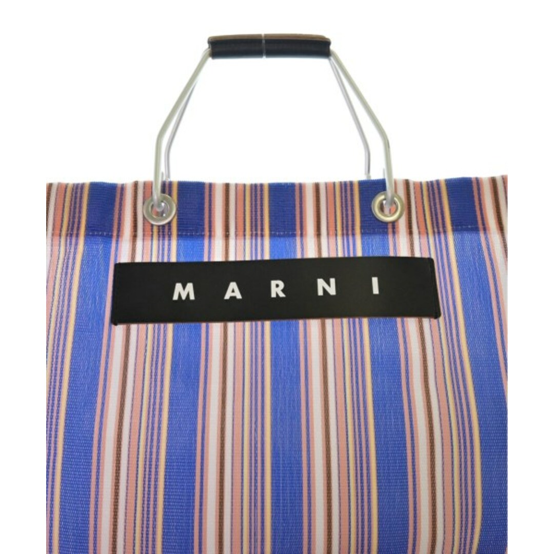 Marni(マルニ)のMARNI マルニ トートバッグ - 青xオレンジx茶等(ストライプ) 【古着】【中古】 レディースのバッグ(トートバッグ)の商品写真
