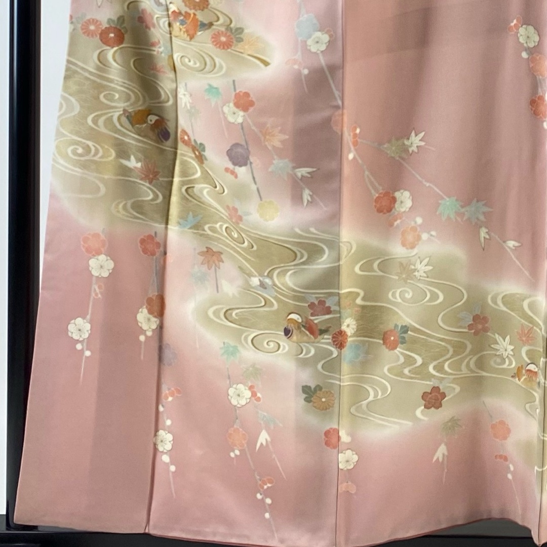 訪問着 身丈158cm 裄丈65cm 正絹 美品 秀品 【中古】 レディースの水着/浴衣(着物)の商品写真