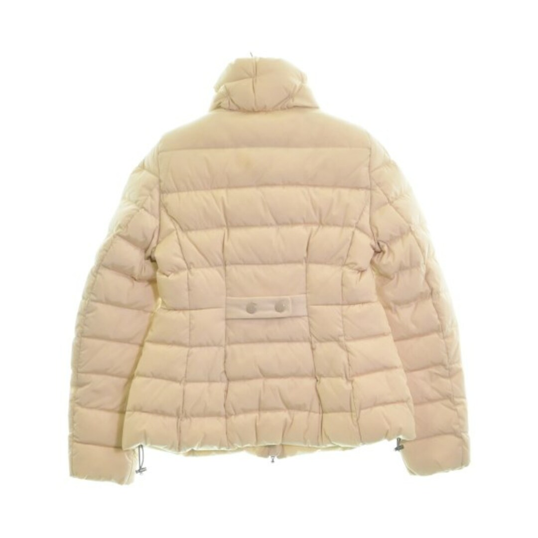 MONCLER(モンクレール)のMONCLER ダウンジャケット/ダウンベスト 1(S位) アイボリー 【古着】【中古】 レディースのジャケット/アウター(ダウンジャケット)の商品写真