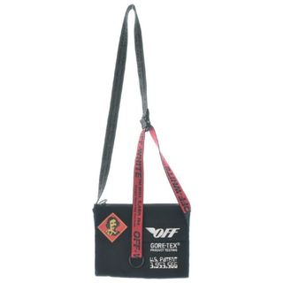 OFF-WHITE - OFF-WHITE オフホワイト ショルダーバッグ - 黒 【古着】【中古】