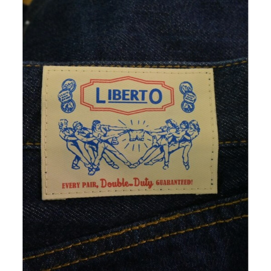 LIBERTO リベルト デニムパンツ 34(XS位) インディゴ(デニム) 【古着】【中古】 レディースのパンツ(デニム/ジーンズ)の商品写真