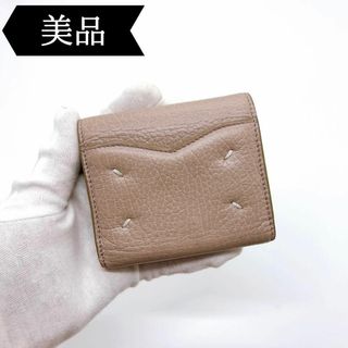 ◇メゾンマルジェラ◇レザー/4ステッチ/ウォレット/三つ折り財布/ブランド