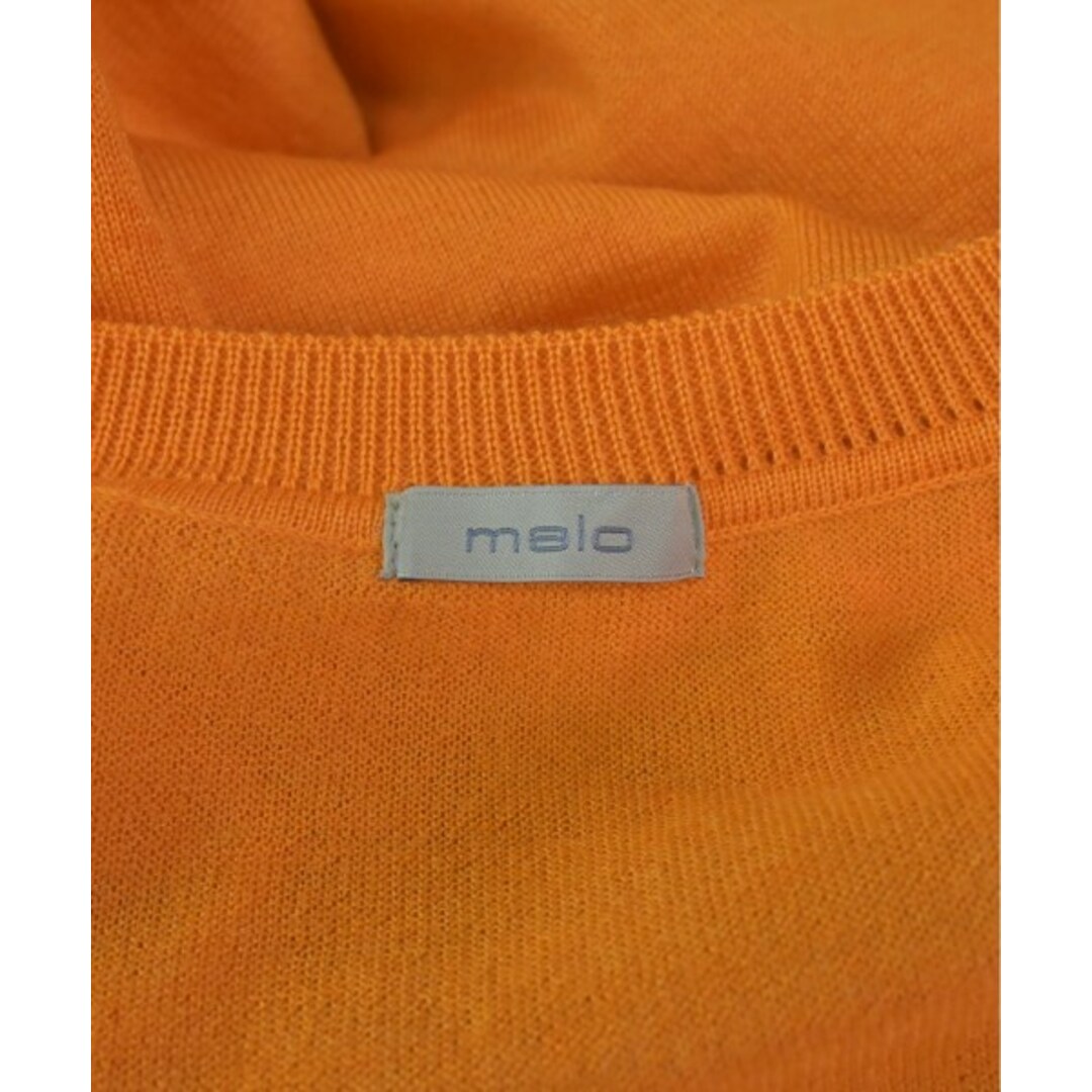 malo(マーロ)のmalo マーロ カーディガン 46(XL位) オレンジ 【古着】【中古】 レディースのトップス(カーディガン)の商品写真
