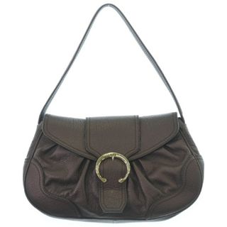 セリーヌ(celine)のCELINE セリーヌ ハンドバッグ - エンジ 【古着】【中古】(ハンドバッグ)