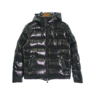 モンクレール(MONCLER)のMONCLER モンクレール ダウンジャケット/ダウンベスト 1(S位) 黒 【古着】【中古】(ダウンジャケット)