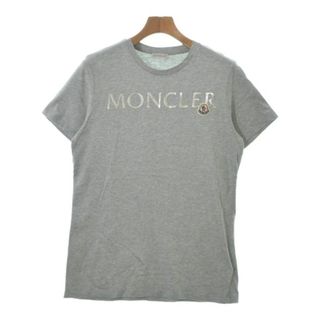 モンクレール(MONCLER)のMONCLER モンクレール Tシャツ・カットソー M グレー 【古着】【中古】(カットソー(半袖/袖なし))